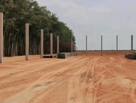 Garagem de Máquinas localizada na Fazenda Rafaela 